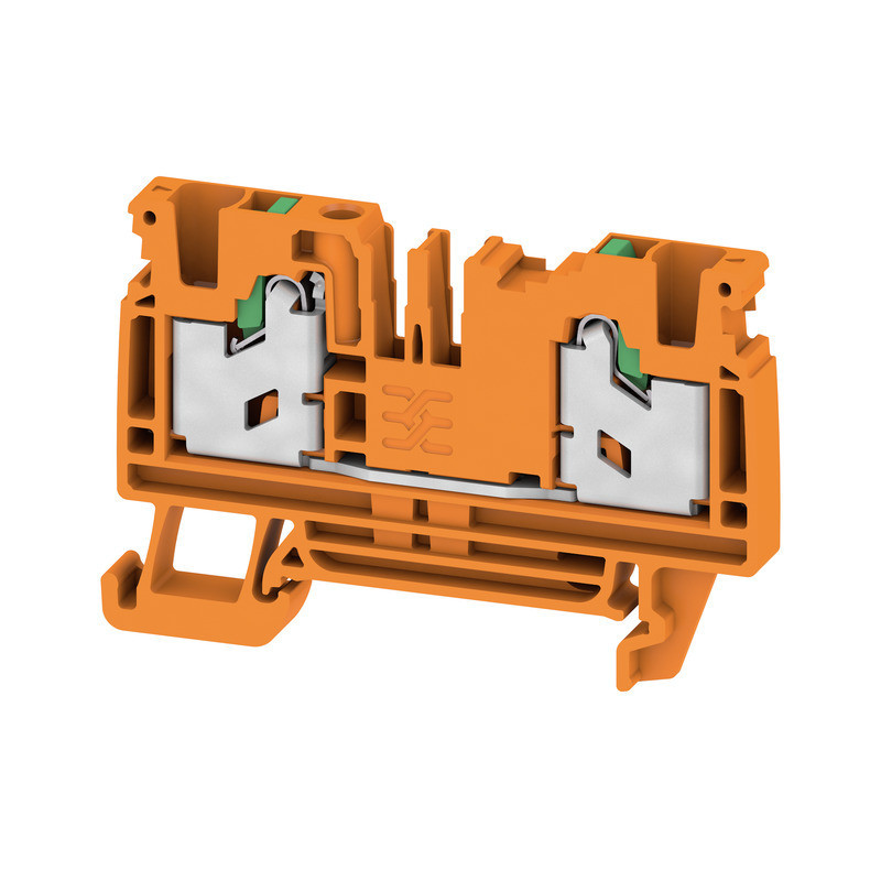 Weidmuller S-Series Feed-Through terminal block, snap in, orange, 4 MM², 32 A, 1000 V, num