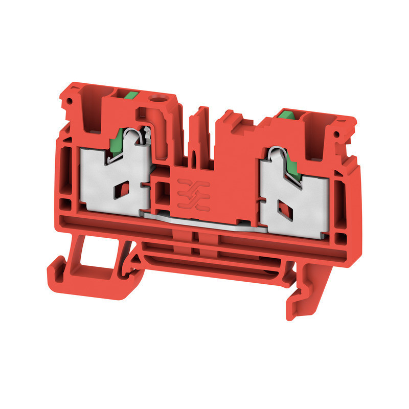 Weidmuller S-Series Feed-Through terminal block, snap in, red, 4 MM², 32 A, 1000 V, number