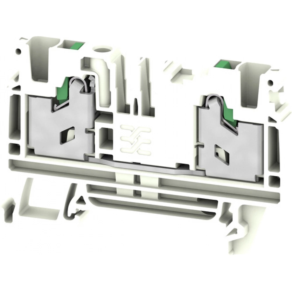 Weidmuller S-Series Feed-Through terminal block, snap in, white, 4 MM², 32 A, 1000 V, numb
