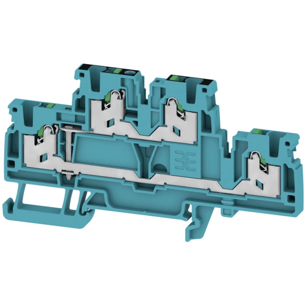 Weidmuller S-Series Multi-Tier modular terminal, snap in, blue, 2.5 MM², 800 V, number of