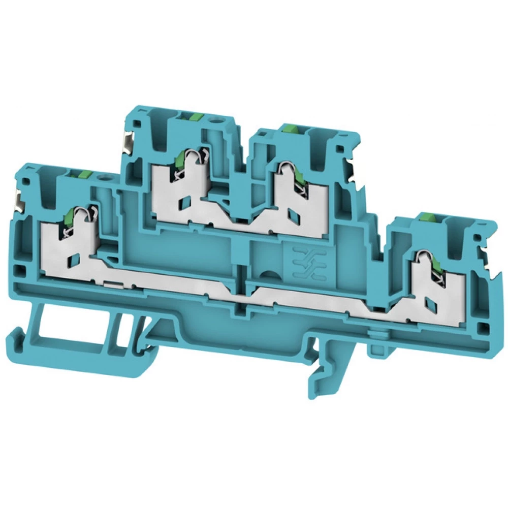 Weidmuller S-Series Multi-Tier modular terminal, snap in, blue, 2.5 MM², 800 V, number of