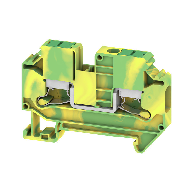 Weidmuller S-Series Pe Terminal, snap in, green/yellow, 6 MM², 1000 V, number of connectio