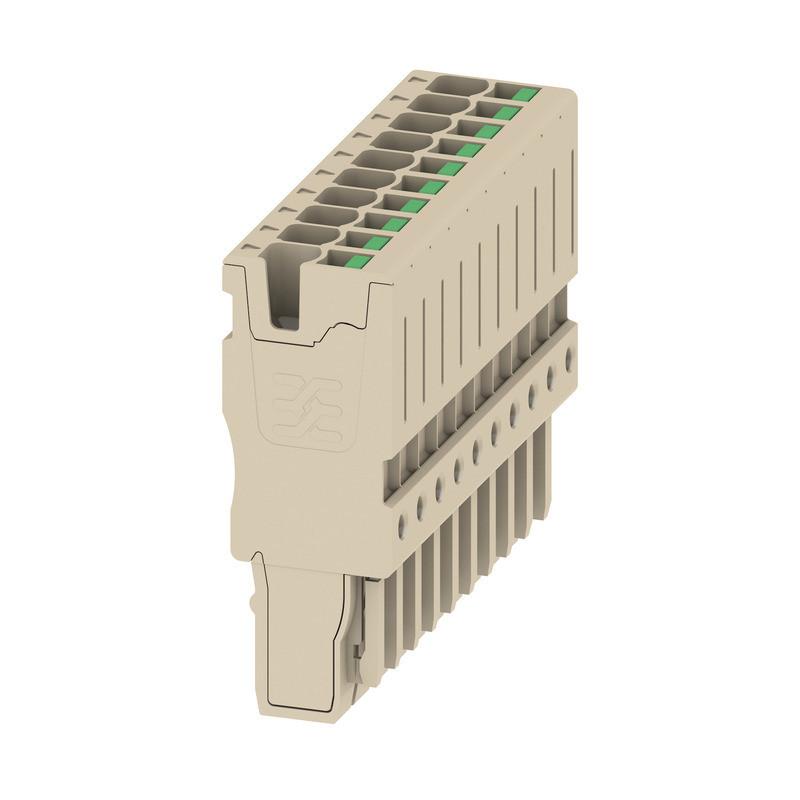 Weidmuller S-Series Plug (terminal), snap in, 2.5 MM², 24 A, 800 V, number of connections:
