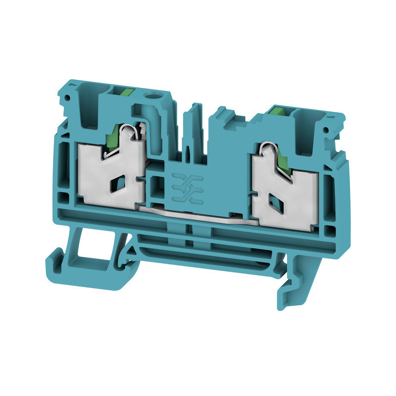 Weidmuller S-Series Feed-Through terminal block, snap in, blue, 4 MM², 32 A, 1000 V, numbe