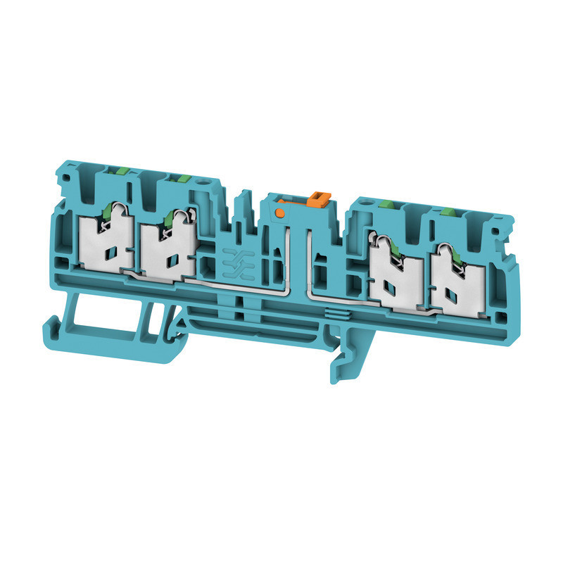 Weidmuller S-Series Test-Disconnect terminal, snap in, blue, 2.5 MM², 20 A, 500 V, number