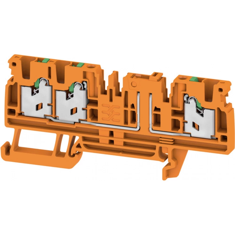 Weidmuller S-Series Test-Disconnect terminal, snap in, orange, 2.5 MM², 20 A, 500 V, numbe