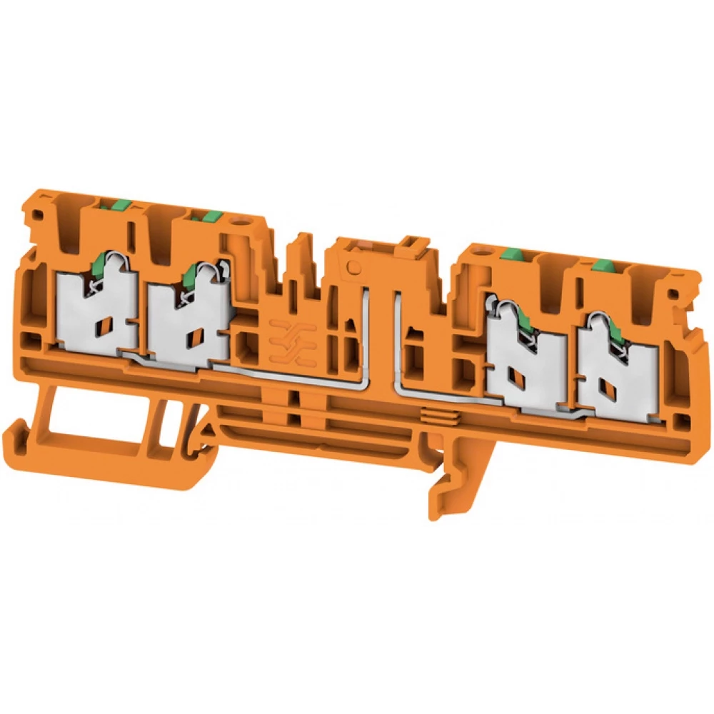 Weidmuller S-Series Test-Disconnect terminal, snap in, orange, 2.5 MM², 20 A, 500 V, numbe