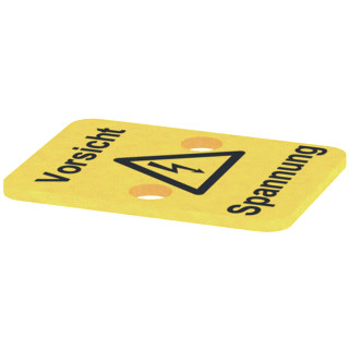 Weidmuller End plate (terminal) end and intermediate plate 25 MMX31.6 MM yel