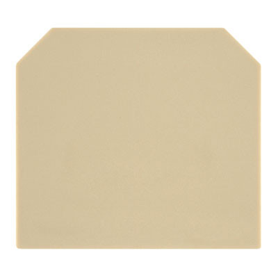 Weidmuller SAK Series End Plate for terminals, black, height: 58 MM, width: 4 MM, V-0, epoxy