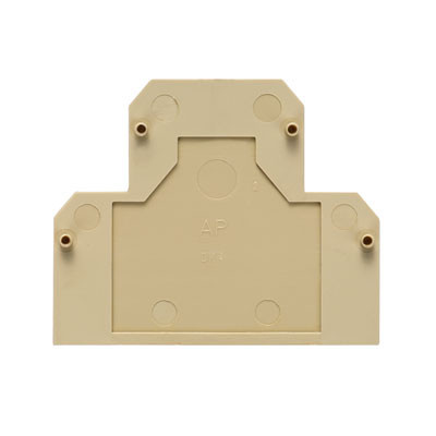 Weidmuller SAK Series End Plate for terminals, dark beige, height: 54 MM, width: 1.5 MM, V-0