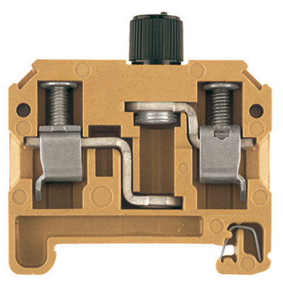 Weidmuller SAK Series Fuse Terminal, screw connection, medium yellow, 10 MM², 10 A, 500 V, N