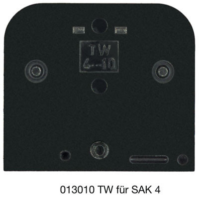 Weidmuller SAK Series Partition Plate (terminal), black, height: 50 MM, width: 2.53 MM, V-0,