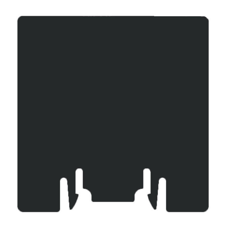 Weidmuller SAK Series Partition Plate (terminal), black, height: 37 MM, width: 2 MM, V-0, we