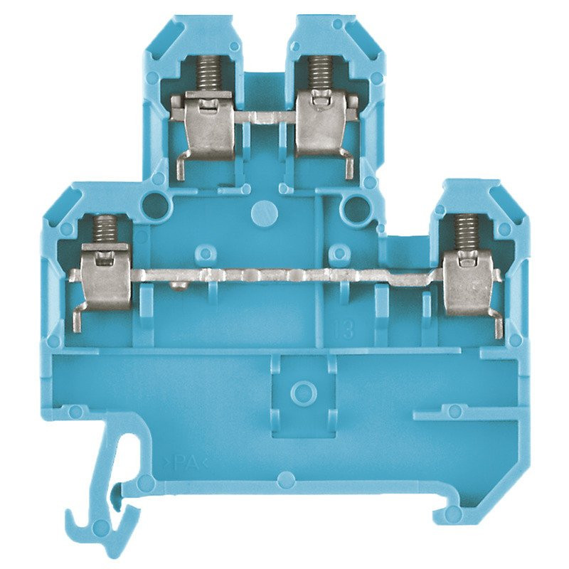 Weidmuller Sak-serie verbindingsrijgklem 0,5-6MM² eendr. 0,5-4MM² meerdr. blauw