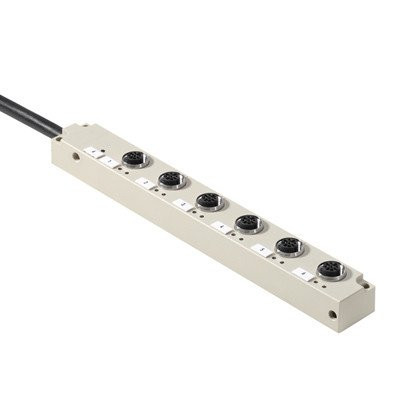 Weidmuller Sai-6-F 4P M12 L 5M sensor-actuator passive distributor (with cable) complete module fix