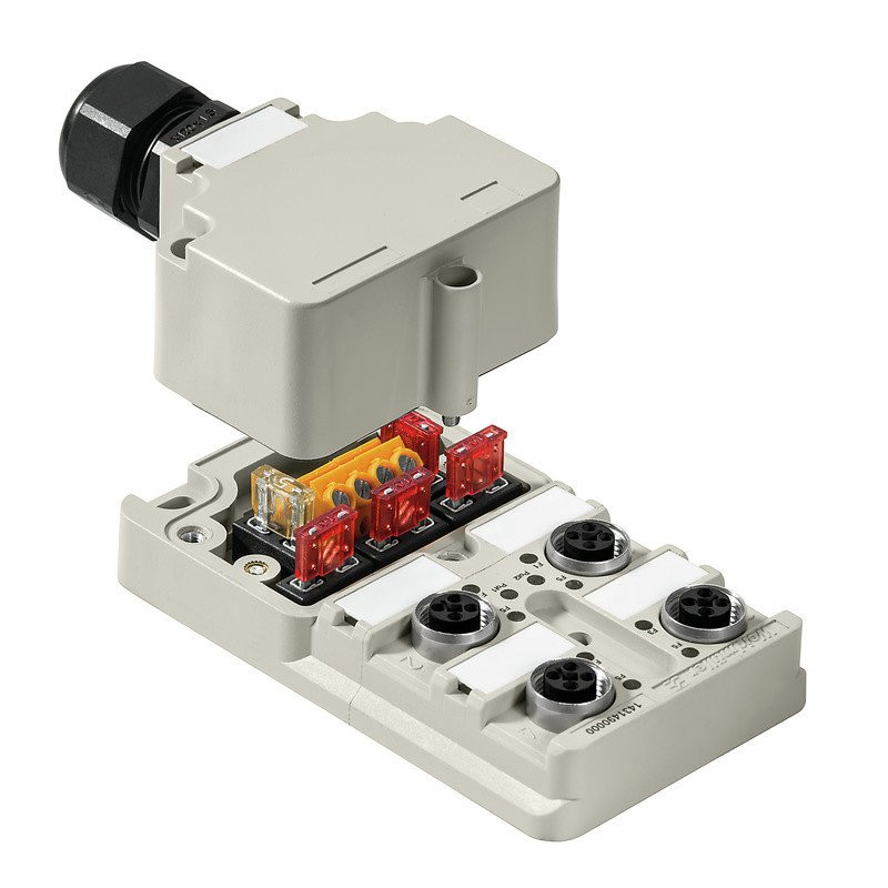Weidmuller Sai-4-M-SVV-M12 sensor-actuator passive distributor (without cable) complete module,