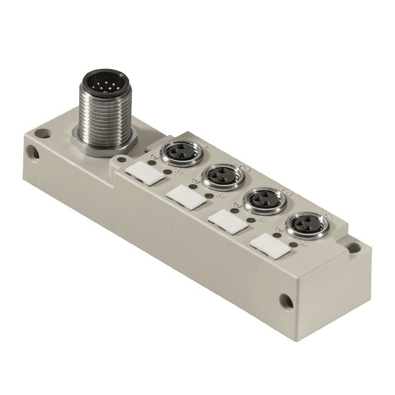 Weidmuller Sai-4-S12 M8 L 1:1 sensor-actuator passive distributor (without cable) complete module,