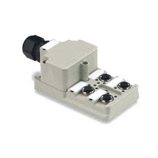 Weidmuller Sai-4-M 5P M12 sensor-actuator passive distributor (without cable) complete module, Weidmuller Sai-4-M 5P M12 sensor-actuator passive distributor (without cable) complete module,
