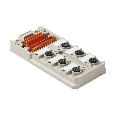 Weidmuller Sai-6-M 5P M12 eco ut sensor-actuator passive distributor (without cable) base hood versio