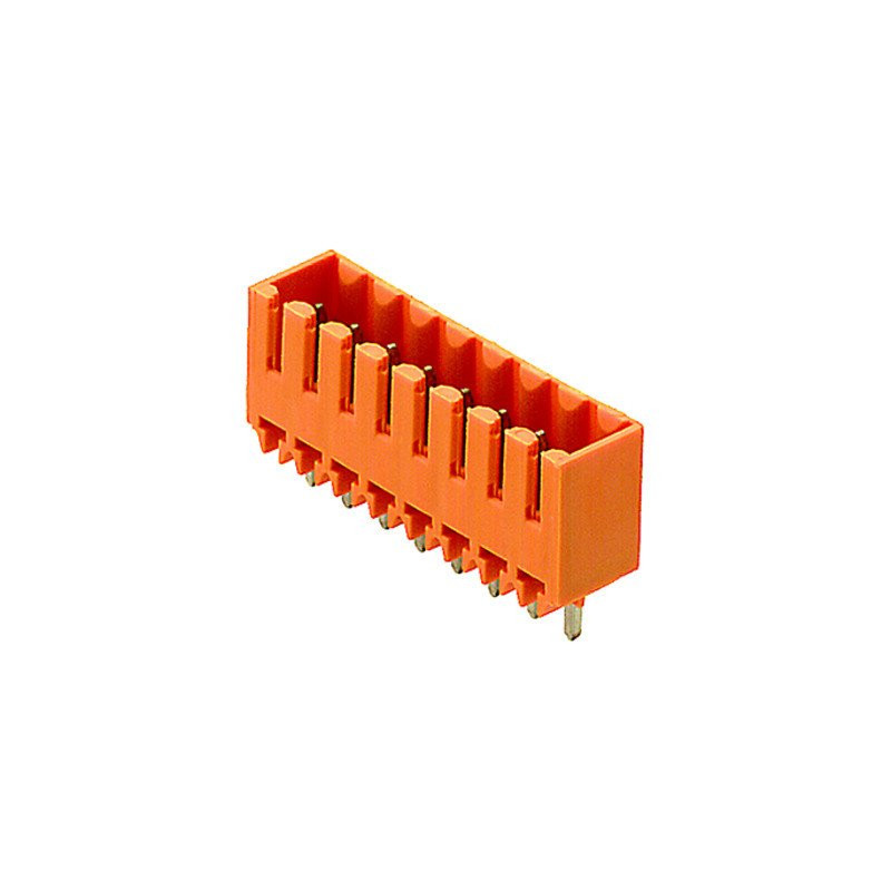 Weidmuller SL 3.50/03/180G 3.2SN or BX PCB plug connector closed side THT solder connection 3.5 MM no. of