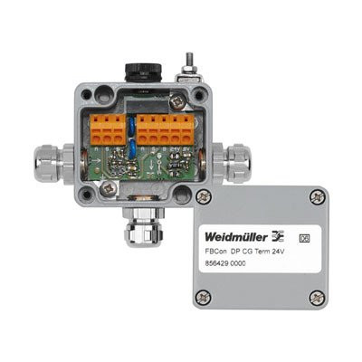 Weidmuller Standard distributor with bus termination (active) terminator ip66