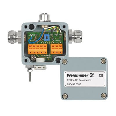 Weidmuller Standard distributor with bus termination (active) terminator ip66