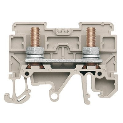 Weidmuller W-serie verbindingsrijgklem beige