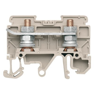 Weidmuller W-serie verbindingsrijgklem beige