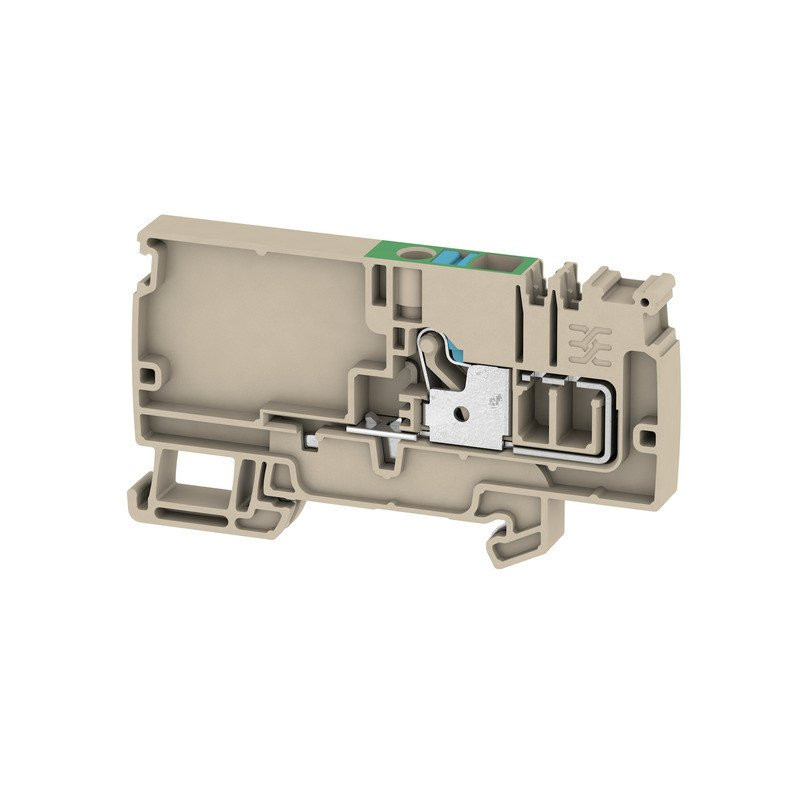 Weidmuller A-serie verbindingsrijgklem 0,5-6MM² eendr. 0,5-6MM² meerdr. beige