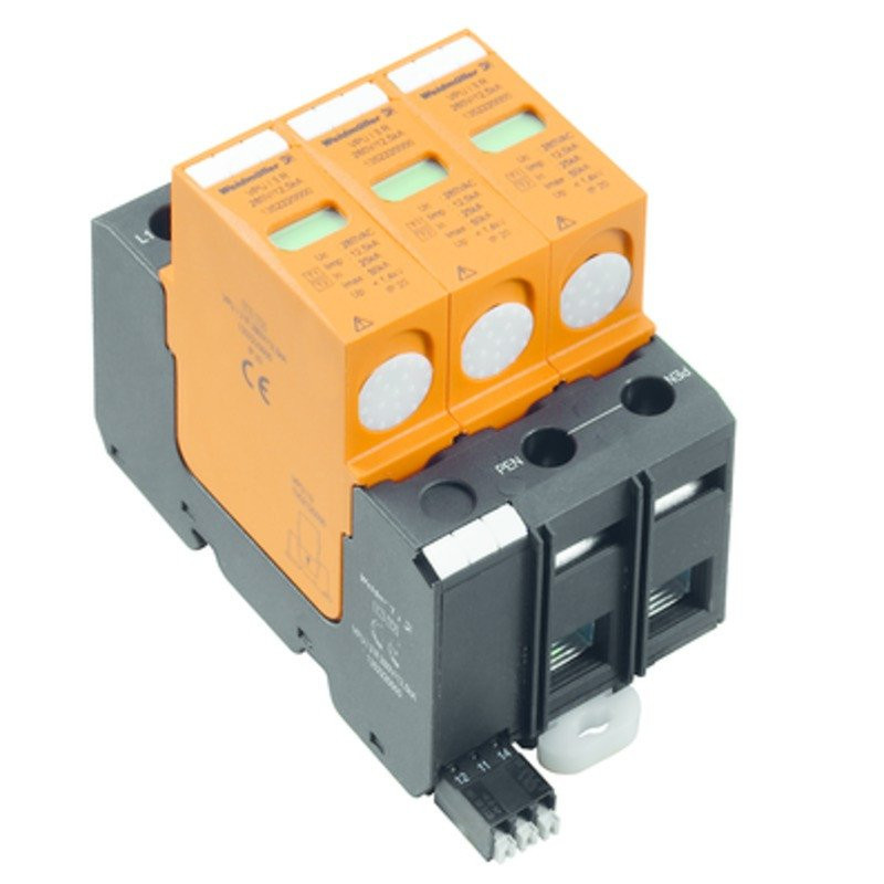 Weidmuller Surge voltage arrester (power suply systems) with remote contact TY