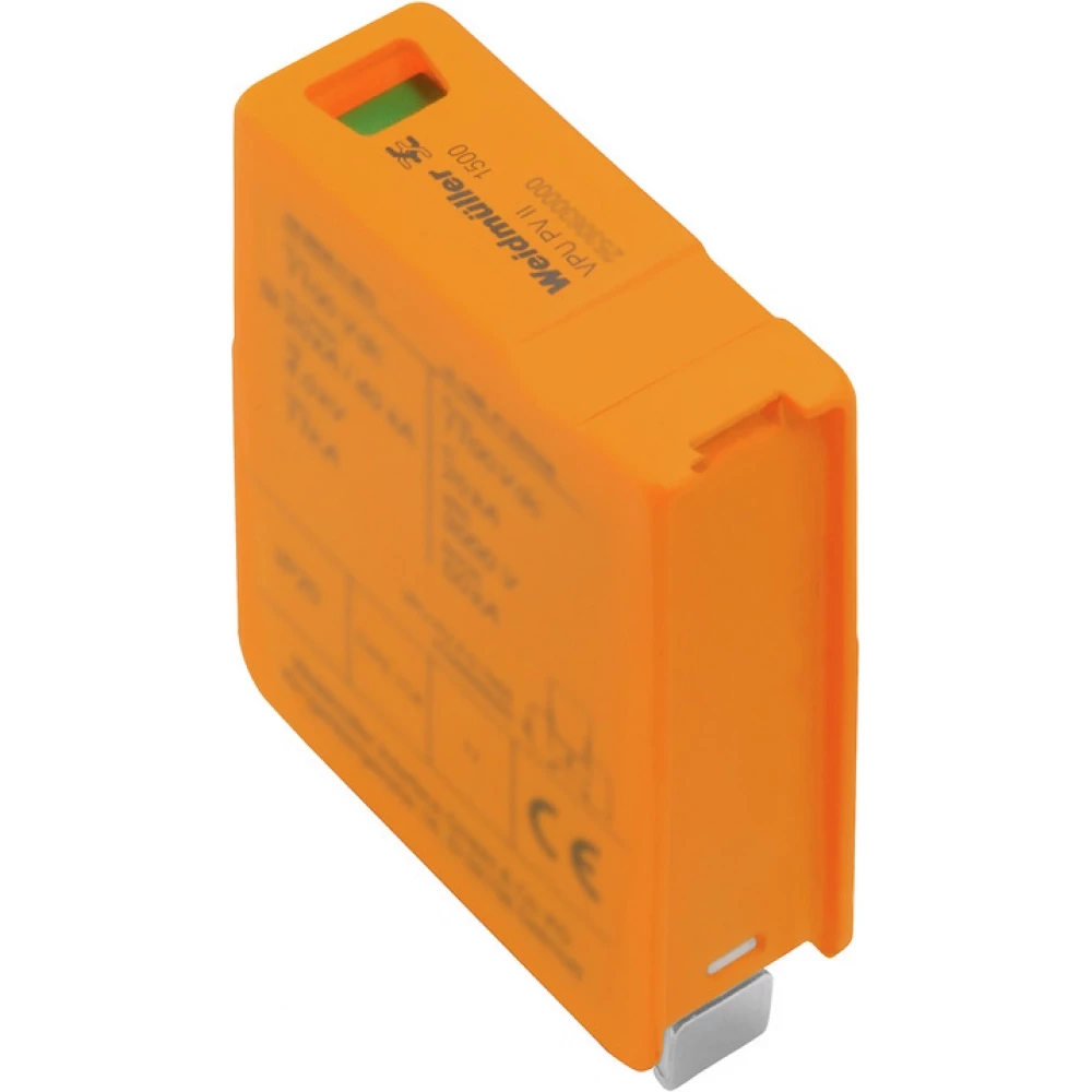 Weidmuller Combined Surge arrester PV (type 1+2), DC, rated voltage (DC): 600 V,