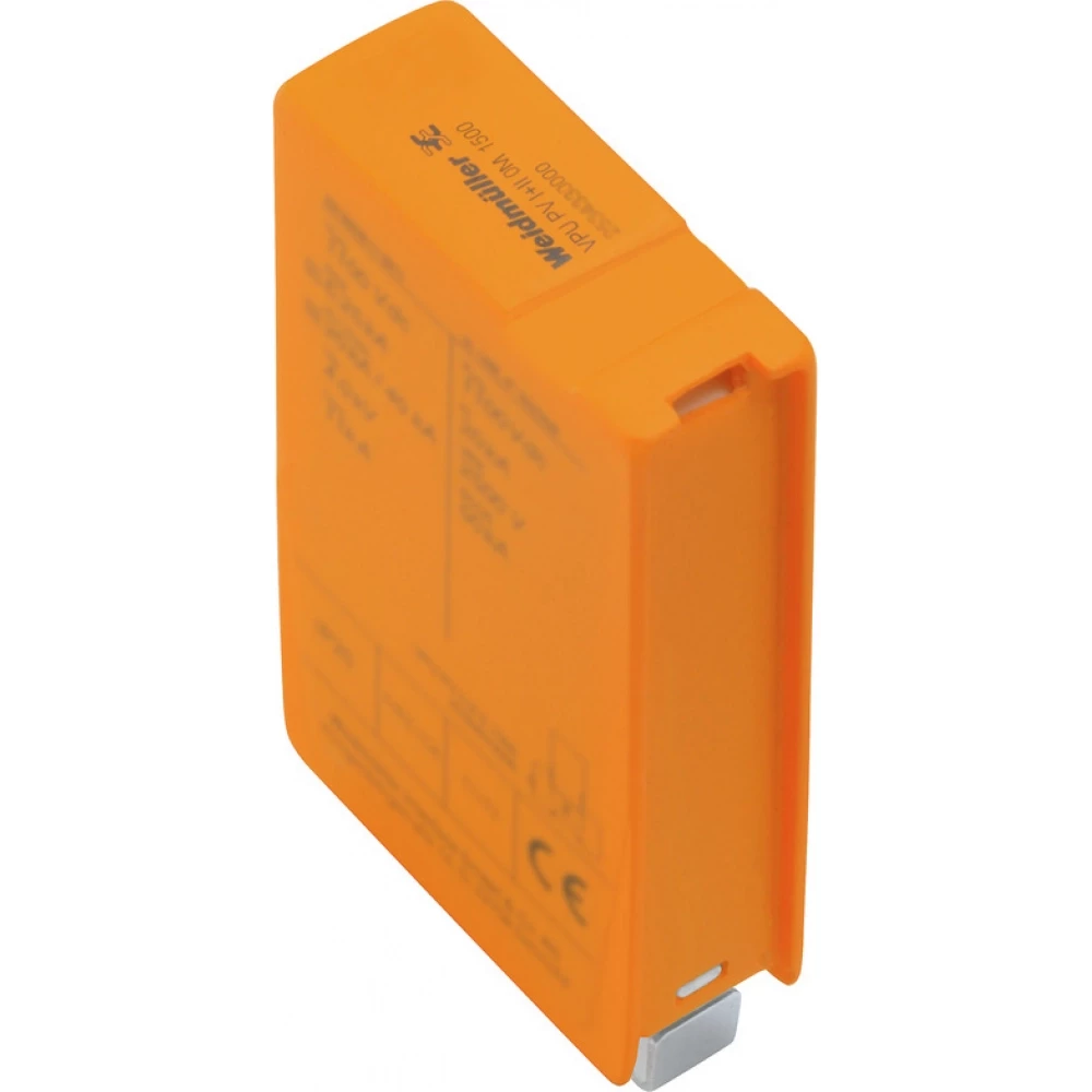 Weidmuller Combined Surge arrester PV (type 1+2), DC, rated voltage (DC): 1000 V,