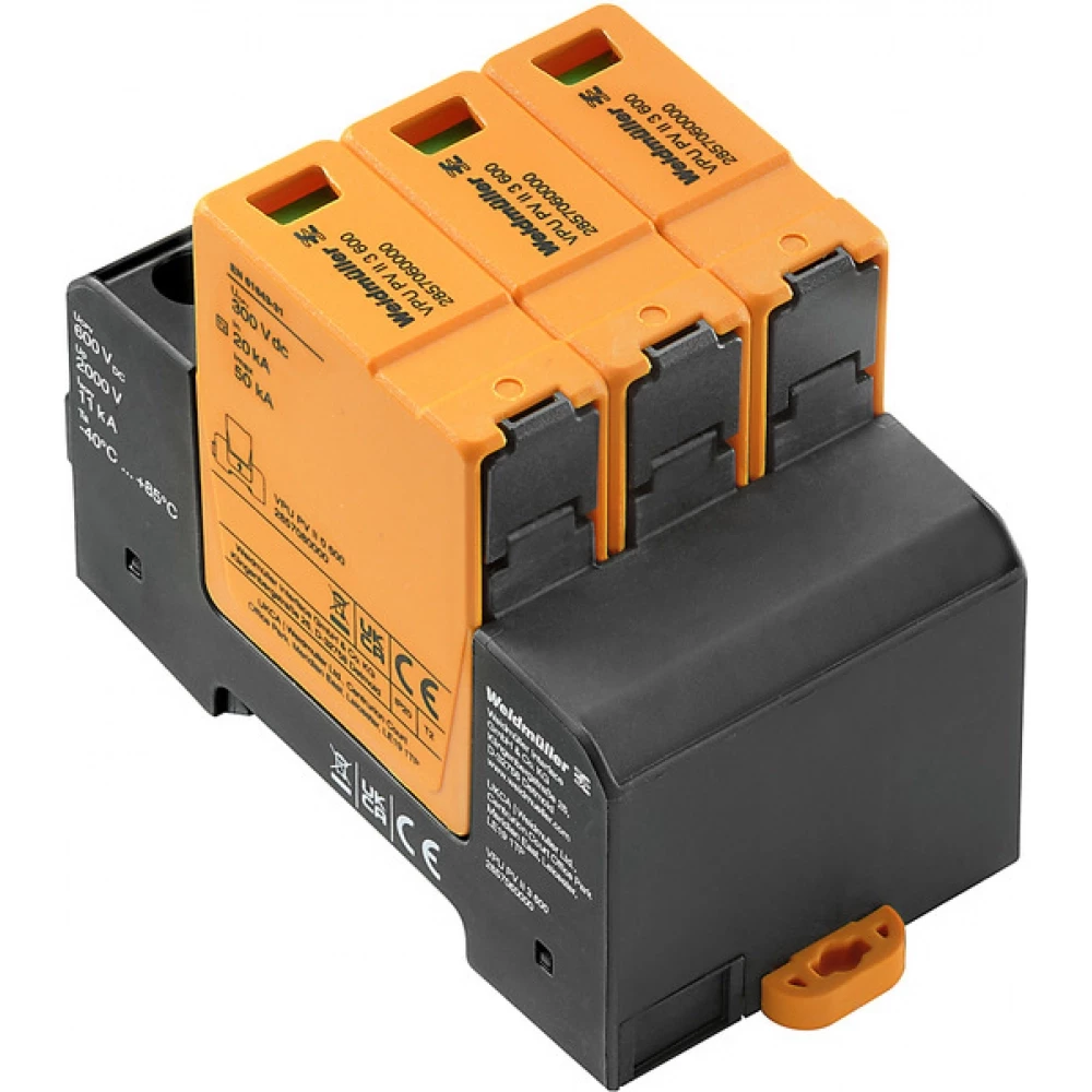 Weidmuller Surge Arrester, type ii, DC, 600 V