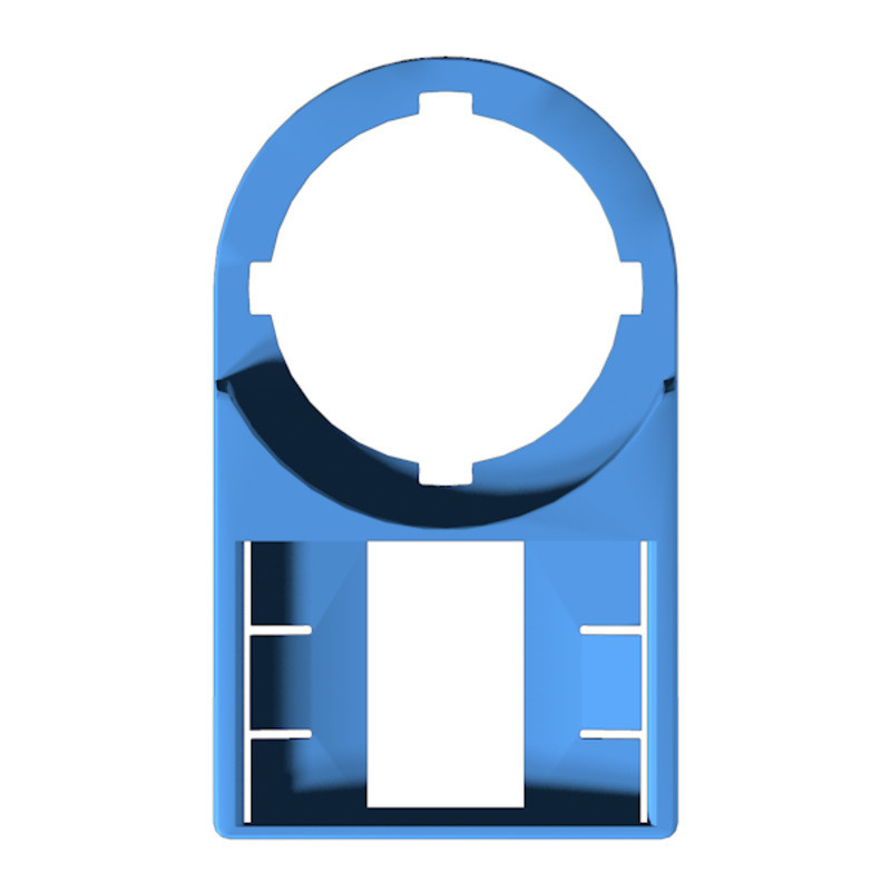 Weidmuller SwitchMark Device Marking holder, marker holder, length: 27 MM, width: 27 MM, blu