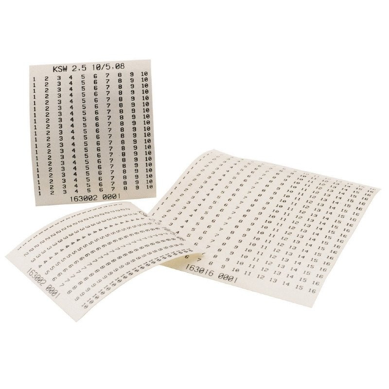 Weidmuller KSW codering rijgklem 1630160001 ne