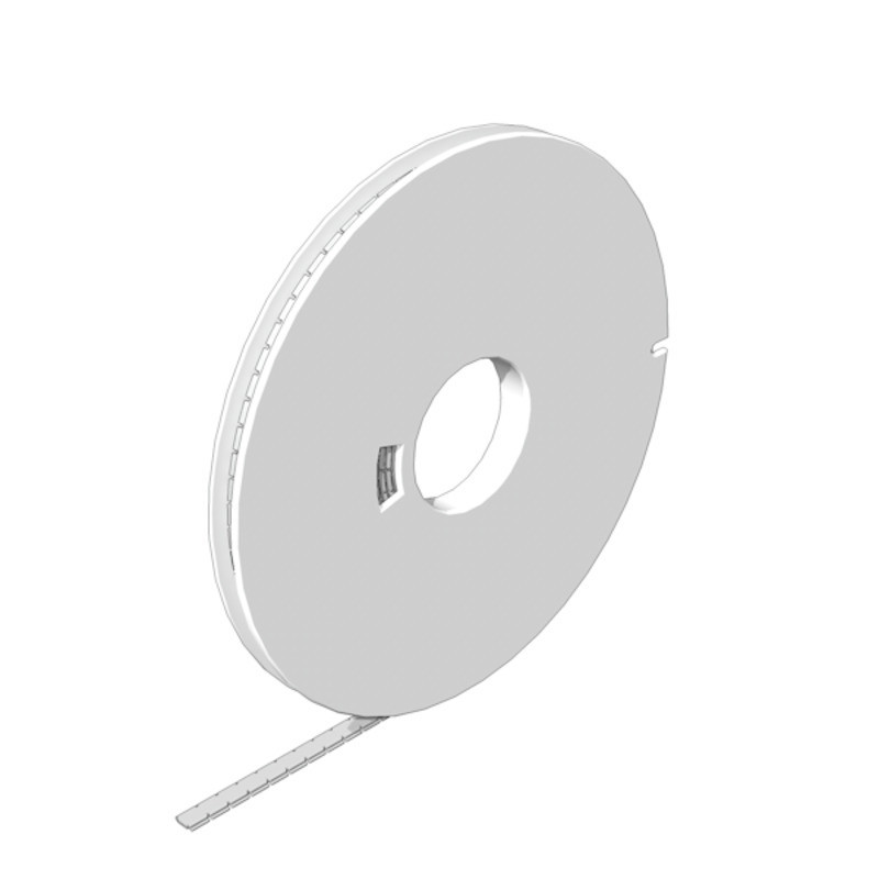 Weidmuller Terminal Marking, white, printed characters: neutral