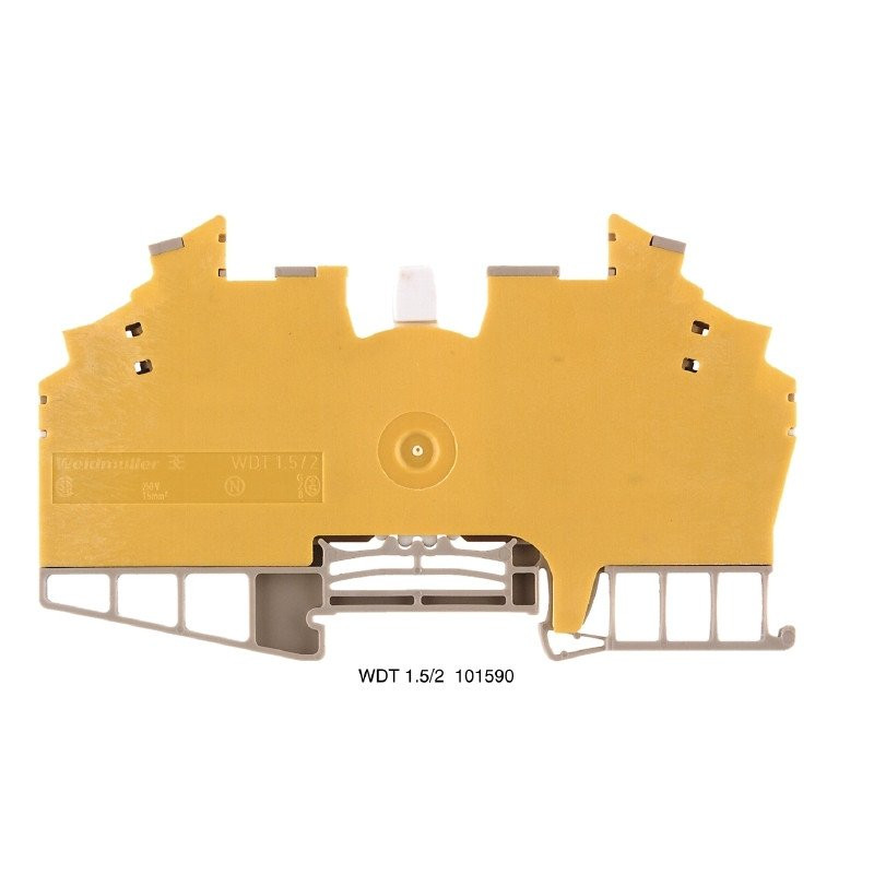 Weidmuller Test-disconnect terminal screw connection 1.5 25 V 1 A number of