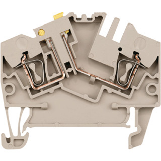 Weidmuller Test-disconnect terminal tension clamp connection 2.5 4 V 1 A num