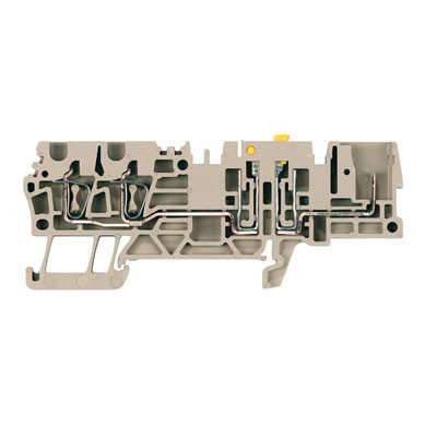 Weidmuller Test-disconnect terminal tension clamp connection 2.5 4 V 16 A nu
