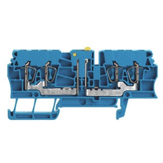 Weidmuller Test-disconnect terminal tension clamp connection 2.5 4 V 16 A nu