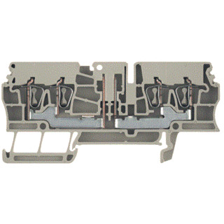 Weidmuller Test-disconnect terminal tension clamp connection 2.5 4 V 16 A nu