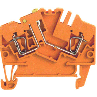 Weidmuller Test-disconnect terminal tension clamp connection 2.5 MM² 400 V 10