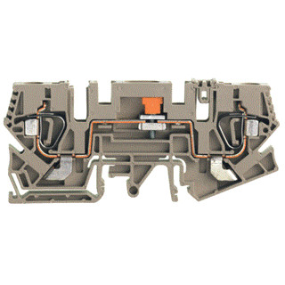 Weidmuller Test-disconnect terminal tension clamp connection 6 8 V 41 A numb