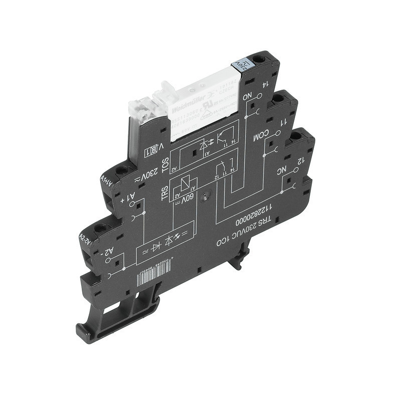 Weidmuller TRS schakelrelais nom.stuurstroomsp.230V ac/DC 2 wiss.cont.