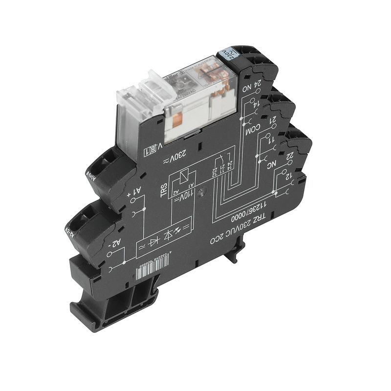 Weidmuller TRZ schakelrelais nom.stuurstroomsp.24V ac/DC 2 wiss.cont.