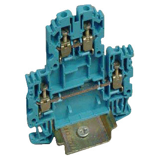 Weidmuller W-serie verbindingsrijgklem 0,5-4MM² eendr. 1,5-4MM² meerdr. blauw