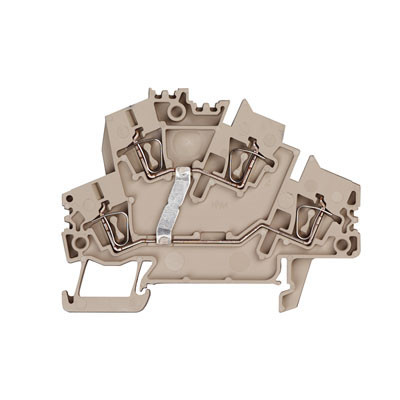 Weidmuller Verbindingsrijgklem 0,5-4MM² eendr. 0,5-4MM² meerdr. beige
