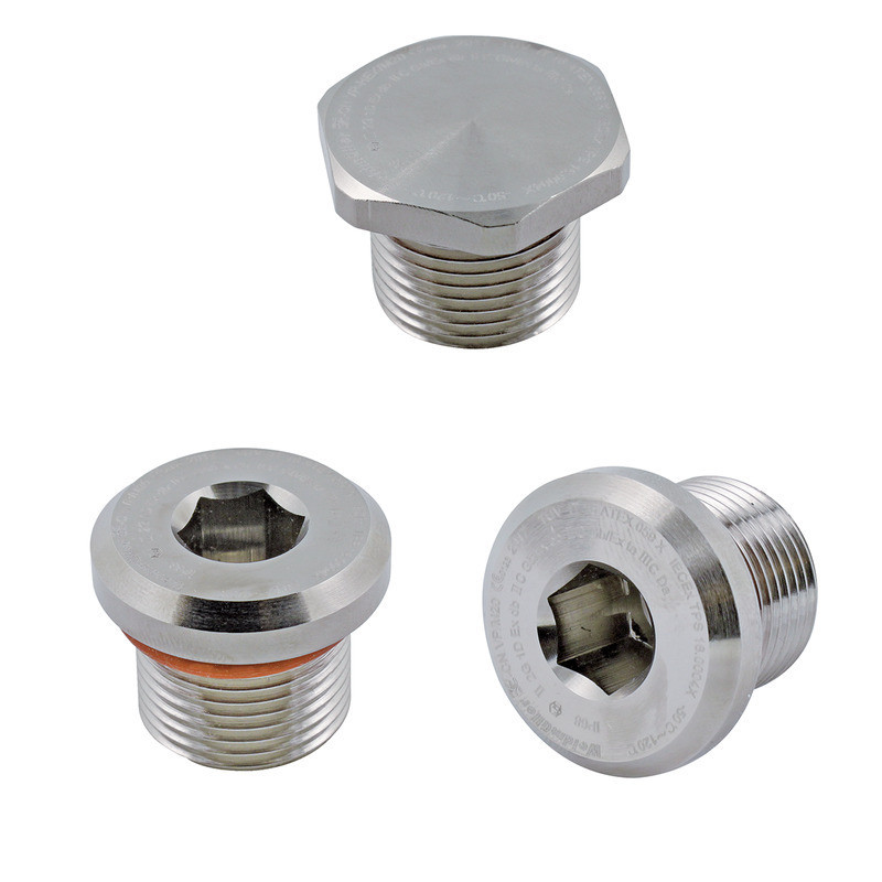 Weidmuller VP (Klippon Ex blanking plug with m Ex Sealing plugs (metal), M 32 X 1.5, 16 MM, stainless steel 1.4404