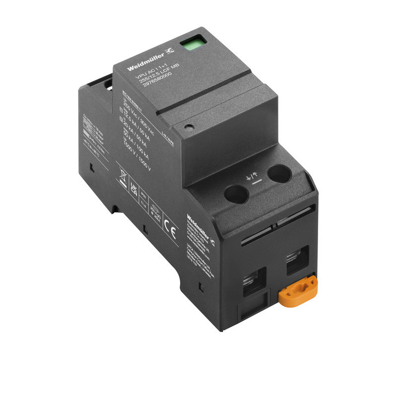 Weidmuller VPU series Combined Surge arrester ac (type 1+2), mains voltage: , low voltage ne