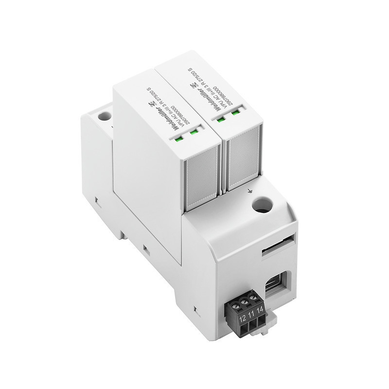 Weidmuller VPU series Surge Arrester ac (type 2), mains voltage: , low voltage network: TN-C